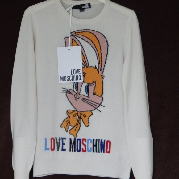 Love Moschino Embellished Knit Women’s Pullover Sweater Top Size Various NWT - Picture 12 of 12